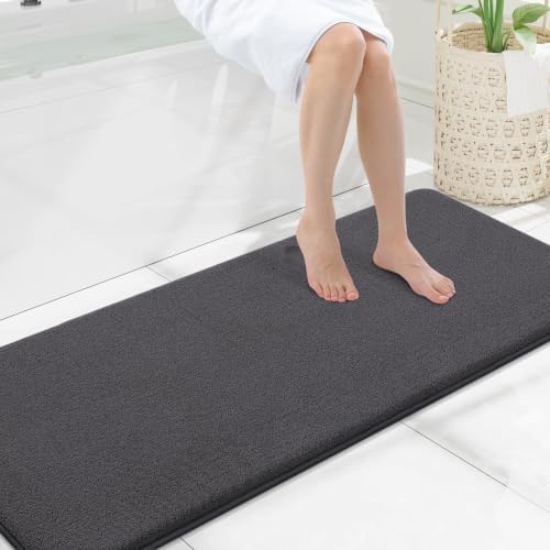 Smiry Memory Foam Bath Mat 59x20, Extra Soft Absorbent Bathroom Rugs by Smiry