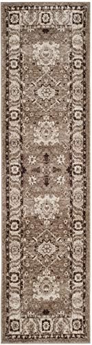 SAFAVIEH Vintage Hamadan Runner Rug 2'3"x14', Traditional Taupe VTH214T - Image 3