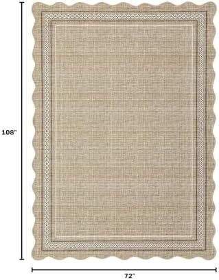 GarveeHome Washable Area Rug 6x9 Rug for Living Room Non Slip - Image 2