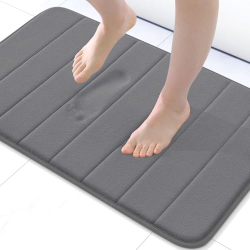 Buganda Memory Foam Bath Mat 31.5 x 20, Ultra Soft Absorbent Bathroom Rugs by Buganda