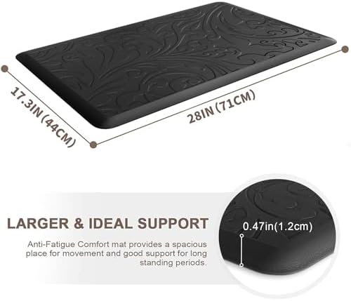 Kitchen Mat Cushioned Anti-Fatigue Comfort Standing Mat Rug for Home,Office - Image 2
