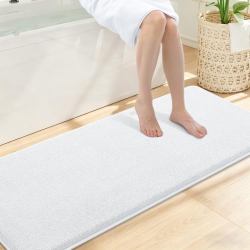 Smiry Memory Foam Bath Mat 59x20, Extra Soft Absorbent Bathroom Rugs by Smiry