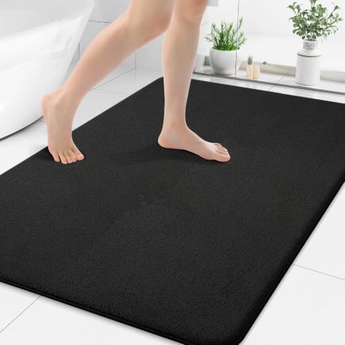 Smiry Memory Foam Bath Mat 40x30, Extra Soft Absorbent Bathroom Rugs by Smiry