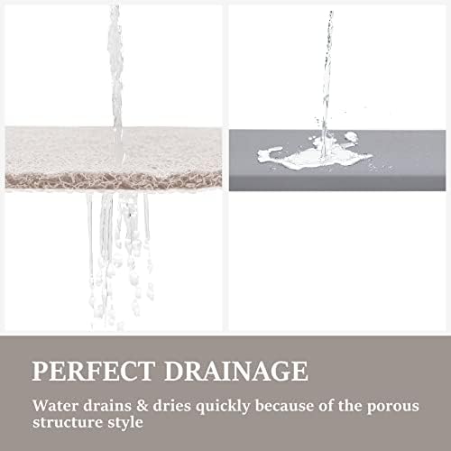 LuxStep Shower Mat Bathtub Mat,Non-Slip Bath Mat with Drain, Quick Drying - Image 4