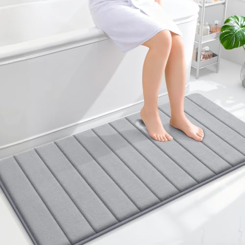 OLANLY Memory Foam Long Bathroom Rugs Runner 47x24, Super Soft Absorbent by OLANLY