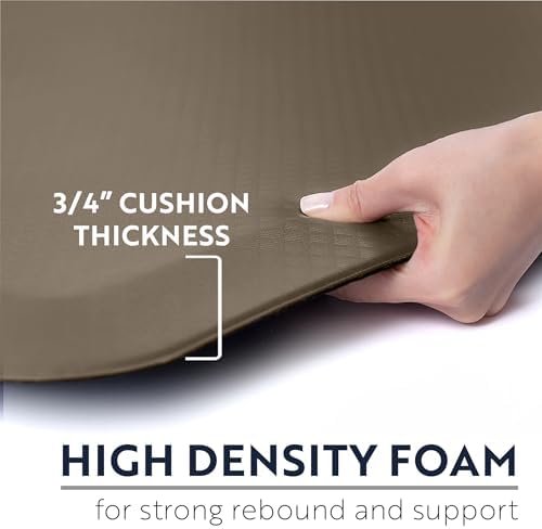KANGAROO Cushioned Anti Fatigue Kitchen Mats for Floor, 20x32 Beige - Image 2