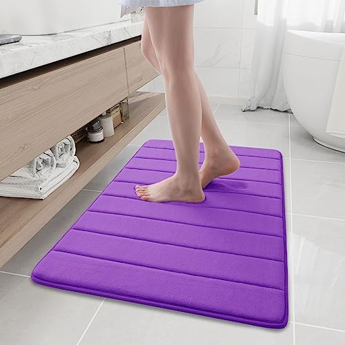 Buganda Memory Foam Bath Mat 35.4 x 24, Ultra Soft Absorbent Bathroom Rugs by Buganda
