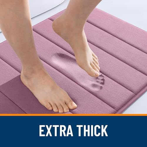 OLANLY Memory Foam Long Bathroom Rugs Runner 44x20, Super Soft Absorbent - Image 6