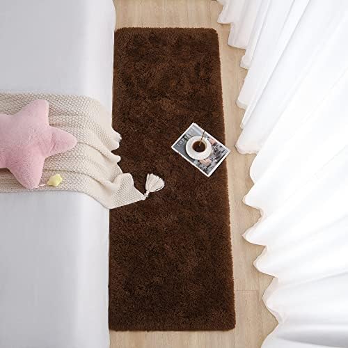Chicrug Soft Runner Rug for Bedroom Living Room Plush Fluffy Rug 2x10 - Image 2