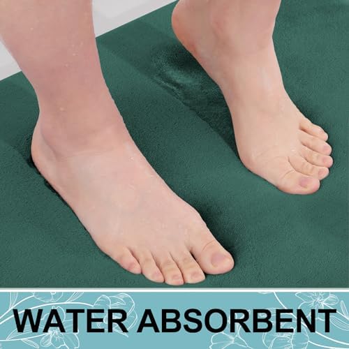 Smiry Memory Foam Bath Mat 36x24, Extra Soft and Absorbent Bathroom Rugs - Image 5