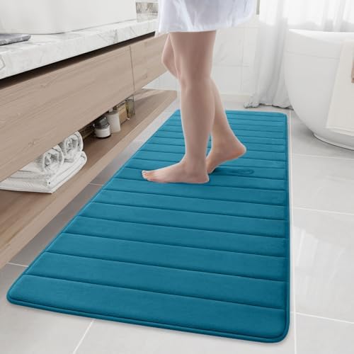 Buganda Memory Foam Bath Mat 70 x 24, Ultra Soft Absorbent Bathroom Rugs by Buganda