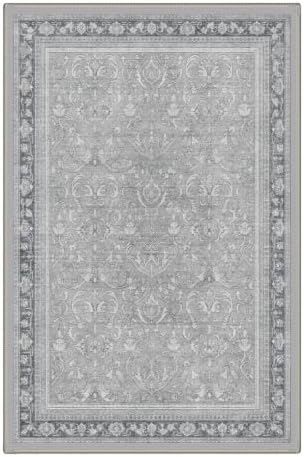 Bavni 2x3 Doormat, Vintage Floral Washable Non Slip Area Rug for Entrance - Image 2