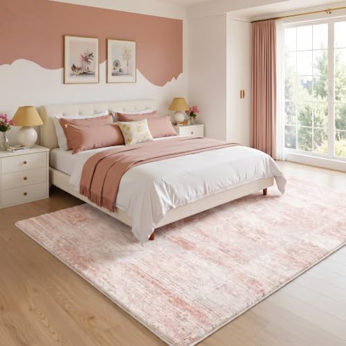 Soft Plush 6x9 Pink Area Rugs for Living Room - Image 6