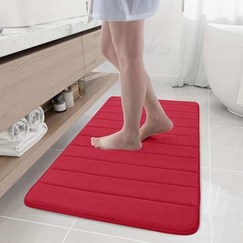 Buganda Memory Foam Bath Mat 44 x 24, Ultra Soft Absorbent Bathroom Rugs by Buganda