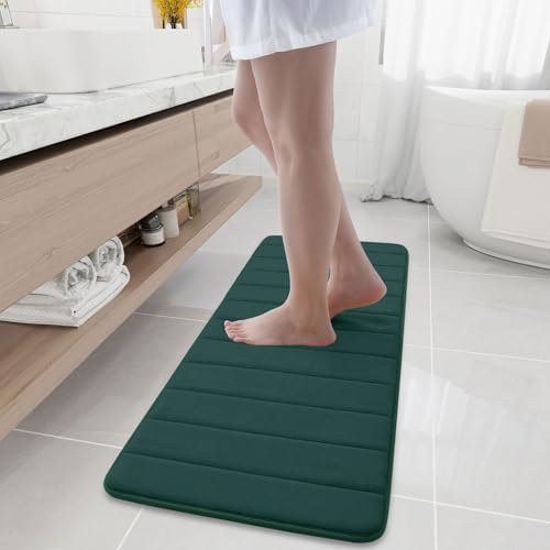 Buganda Memory Foam Bath Mat 47 x 17, Ultra Soft Absorbent Bathroom Rugs by Buganda