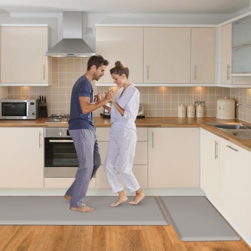 HappyTrends 2 PCS Kitchen Mat Cushioned Anti-Fatigue Floor Mat, - Image 7