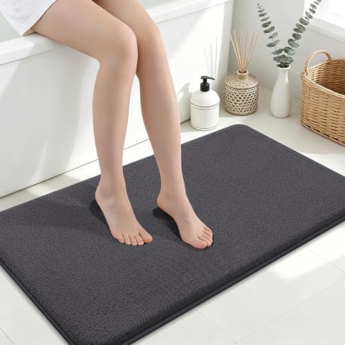 Smiry Memory Foam Bath Mat 40x24, Extra Soft Absorbent Bathroom Rugs by Smiry