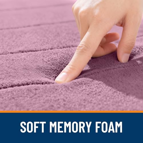 OLANLY Memory Foam Bath Mat 32x20, Super Soft and Absorbent Bathroom Rugs - Image 5