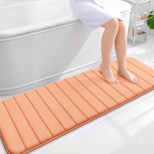OLANLY Memory Foam Long Bathroom Rugs Runner 59x20, Super Soft Absorbent by OLANLY