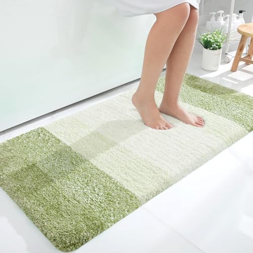 OLANLY Bathroom Runner Rug 44x24, Extra Soft Absorbent Microfiber Bath Rugs by OLANLY