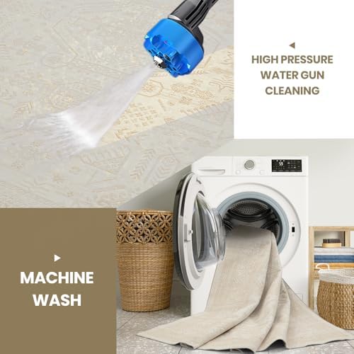8x10 Retro Washable Area Rugs for Living Room,Bedroom,Dining Room- Brown - Image 3