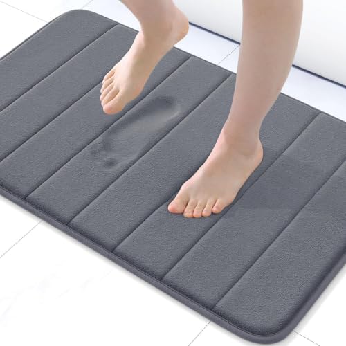 Buganda Memory Foam Bath Mat 31.5 x 20, Ultra Soft Absorbent Bathroom Rugs by Buganda
