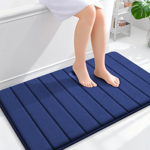 OLANLY Memory Foam Large Bath Mat 40x24, Super Soft Absorbent Bathroom Rugs by OLANLY