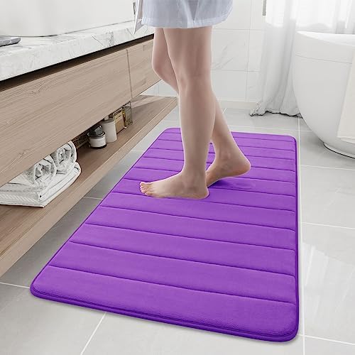 Buganda Memory Foam Bath Mat 47 x 24, Ultra Soft Absorbent Bathroom Rugs by Buganda