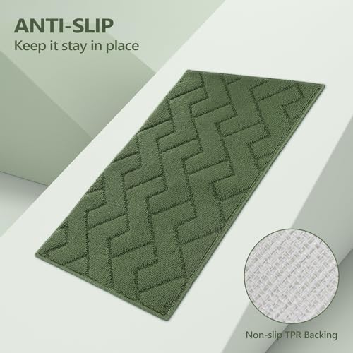 hicorfe Kitchen Runner Rug,20"x59"+20"x32" Kitchen Set,Non-Slip Kitchen Mat - Image 5