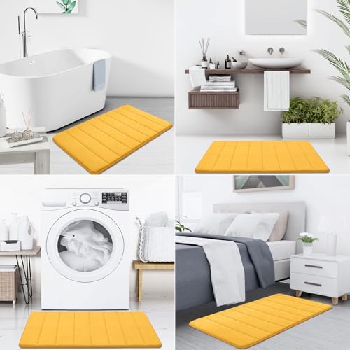 Buganda Memory Foam Bath Mat 59 x 20, Ultra Soft Absorbent Bathroom Rugs - Image 6