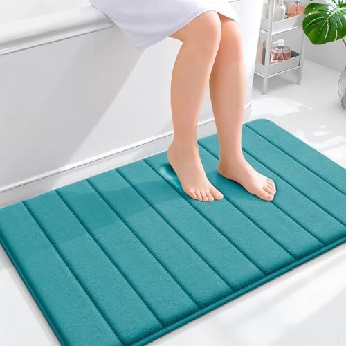 OLANLY Memory Foam Large Bath Mat 40x24, Super Soft Absorbent Bathroom Rugs by OLANLY