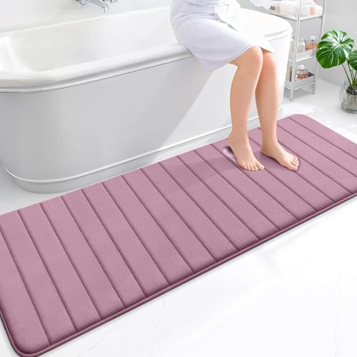 OLANLY Memory Foam Long Bathroom Rugs Runner 70x24, Super Soft Absorbent by OLANLY