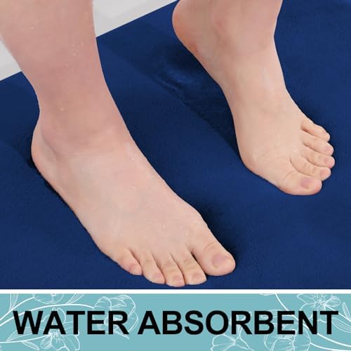 Smiry Memory Foam Bath Mat 36x24, Extra Soft and Absorbent Bathroom Rugs - Image 5