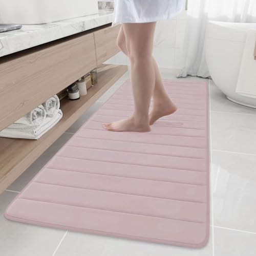 Buganda Memory Foam Bath Mat 70 x 24, Ultra Soft Absorbent Bathroom Rugs by Buganda
