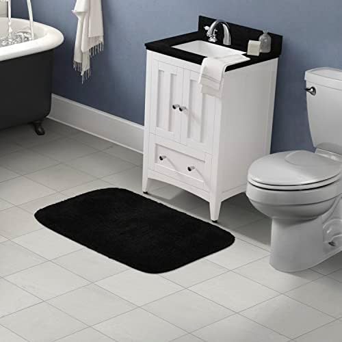 Garland Rug Traditional Bath Rug, 24-Inch by 40-Inch, Black - Image 2
