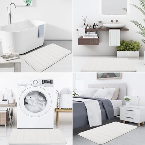 Buganda Memory Foam Bath Mat 60 x 24, Ultra Soft Absorbent Bathroom Rugs - Image 7