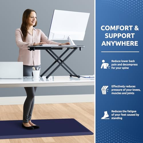 0.8" Thick Kitchen Mat Cushioned Anti Fatigue Rug Comfort Floor Mats - Image 4