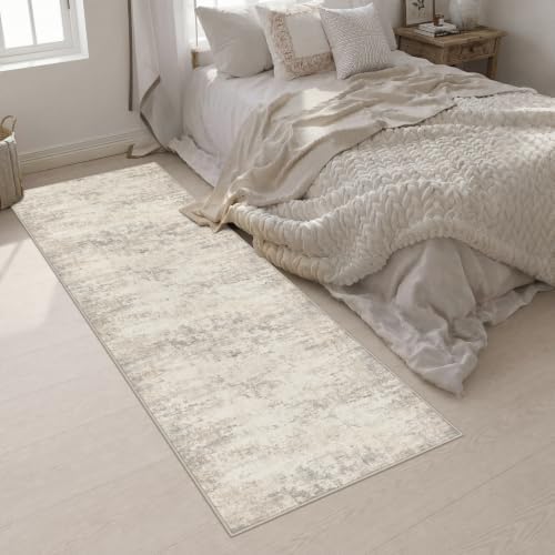 3x10 Washable Runner Rug：Modern Abstract Soft Carpet Brown Beige - Image 5