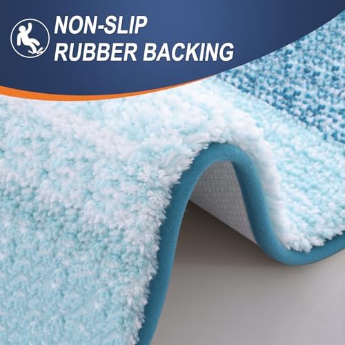 OLANLY Small Bathroom Rugs 24x16, Extra Soft Absorbent Microfiber Bath Rugs - Image 5