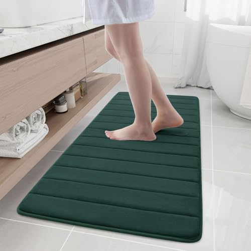Buganda Memory Foam Bath Mat 55 x 24, Ultra Soft Absorbent Bathroom Rugs by Buganda