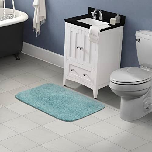 Garland Rug Traditional Nylon Washable Sea Foam 24" X 40" Bath Rug - Soft, Absorbent, and Stylish for Your Bathroom - Image 2