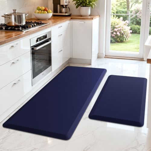 HappyTrends 2 PCS Kitchen Mat Cushioned Anti-Fatigue Floor Mat, by HappyTrends
