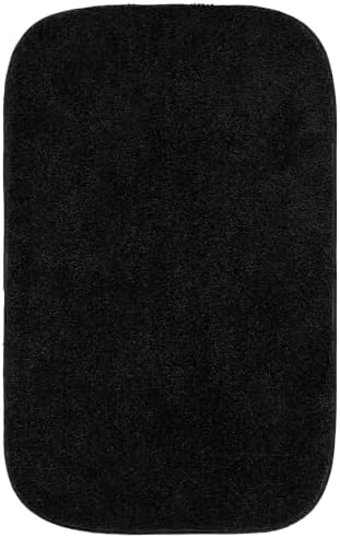 Garland Rug Traditional Nylon Washable Black 5 Piece Set - Lid, Contour, 3 Bath Rugs - Soft, Absorbent, and Stylish for Your Bathroom - Image 6