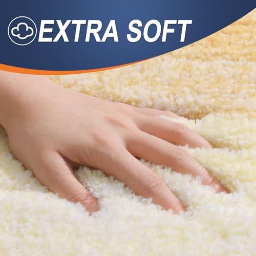 OLANLY Bathroom Runner Rug 54x24, Extra Soft Absorbent Microfiber Bath Rugs - Image 3