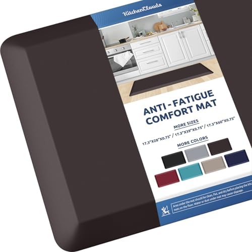 0.8" Thick Kitchen Mat Cushioned Anti Fatigue Rug Comfort Floor Mats by KitchenClouds