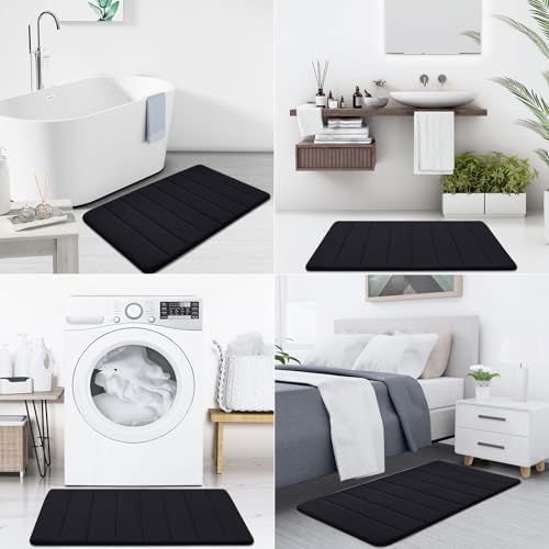 Buganda Memory Foam Bath Mat 44 x 32, Ultra Soft Absorbent Bathroom Rugs - Image 7