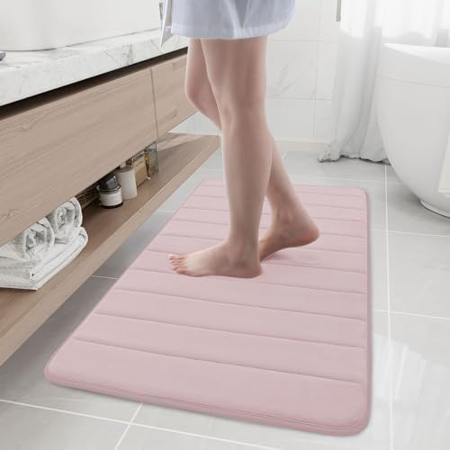 Buganda Memory Foam Bath Mat 44 x 24, Ultra Soft Absorbent Bathroom Rugs by Buganda