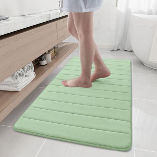 Buganda Memory Foam Bath Mat 47 x 24, Ultra Soft Absorbent Bathroom Rugs by Buganda