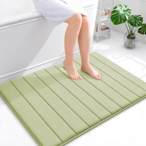 OLANLY Memory Foam Large Bath Mat 40x32, Super Soft Absorbent Bathroom Rugs by OLANLY