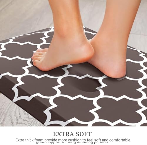 WISELIFE Anti Fatigue Floor Mat, 17.3" x 28", 4/5 Inch, Chocolate - Image 5